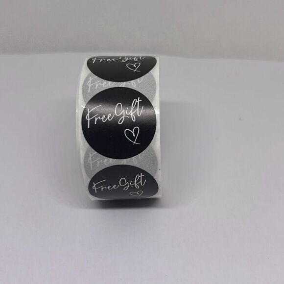500 Pieces/roll 1inch Free Gift For Ordering Sticker Gift Label Stickers - Picture 1 of 4